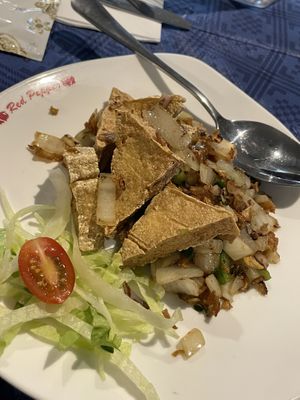 Salt n pepper tofu   at Woks Bar and Restaurant in Brandon