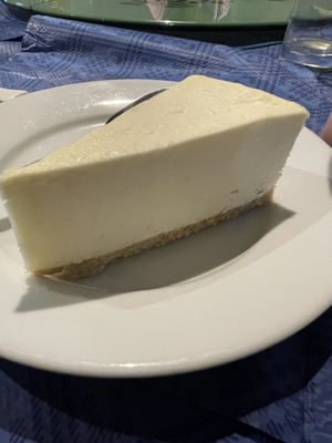 Complimentary cheesecake   at Woks Bar and Restaurant in Brandon