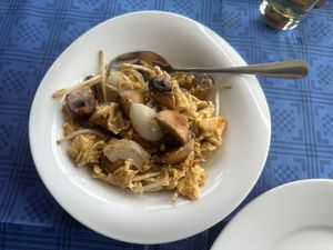Mushroom egg foo yung at Woks Bar and Restaurant in Brandon