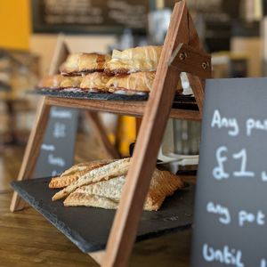 Pastries at Pot & Page in Ledbury
