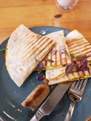 Quesadillas at Pot & Page in Ledbury