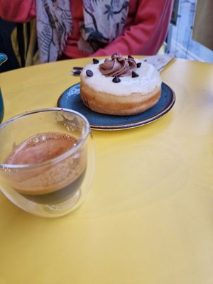 Indulgent doughnuts  at Pot & Page in Ledbury
