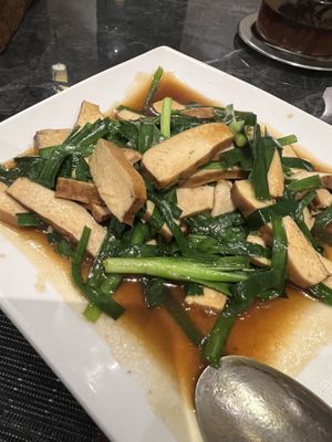 Tofu dish  at Trattoria Cinese Longchan in Milan