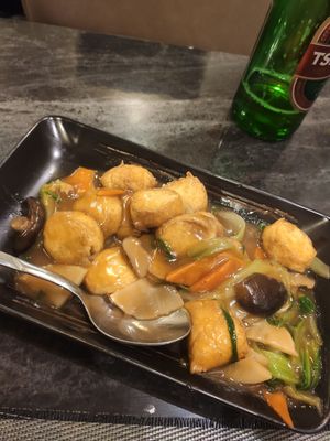 Japanese Style Tofu at Trattoria Cinese Longchan in Milan