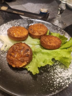 Pumpkin dessert at Trattoria Cinese Longchan in Milan
