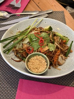 Pad Thai   at Giggling Squid in Leicester