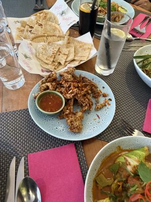   at Giggling Squid in Leicester