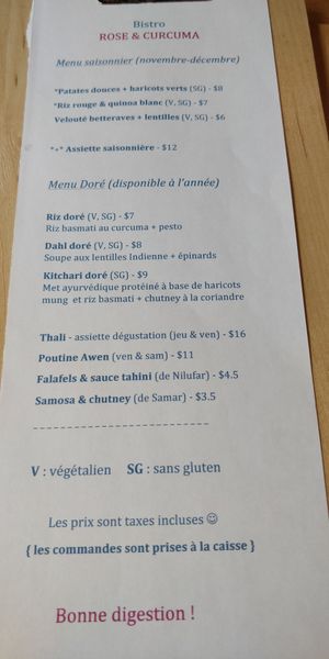  at Awen Bistro Ayurvedic in Longueuil