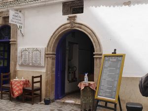 the entry at Dar Al Houma in Essaouira