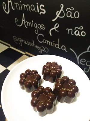 Sweets at Girassol Veg in Florianopolis