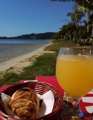 Spectacular view at Girassol Veg in Florianopolis