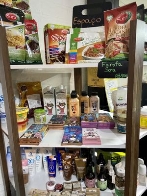 Vegan products   at Girassol Veg in Florianopolis