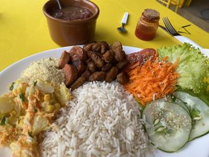 Vegan Feast  at Girassol Veg in Florianopolis