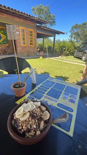 Açaí  at Girassol Veg in Florianopolis