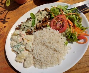 Cogumelos shimeji at Girassol Veg in Florianopolis