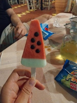 Vegan ice cream at The Passing in Crete