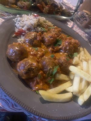 Vegan meatballs   at The Passing in Crete