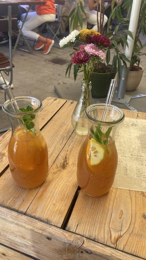 homemade icetea   at Landwehr - Bräu am Turm in Rothenburg Ob Der Tauber