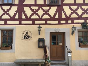 Front entrance at Landwehr - Bräu am Turm in Rothenburg Ob Der Tauber