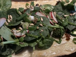 Vegan Pinsa!   at Landwehr - Bräu am Turm in Rothenburg Ob Der Tauber