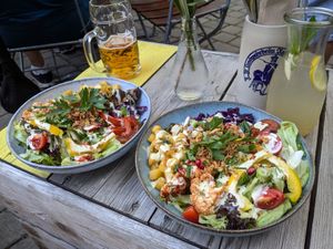 BBQ Bowl vegan at Landwehr - Bräu am Turm in Rothenburg Ob Der Tauber
