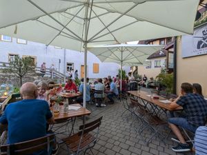 Biergarten at Landwehr - Bräu am Turm in Rothenburg Ob Der Tauber
