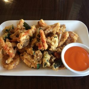 vegan veggie tempura  at Simple Joy in Honolulu