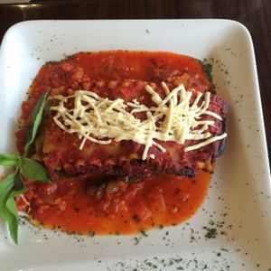 vegan lasagna  at Simple Joy in Honolulu
