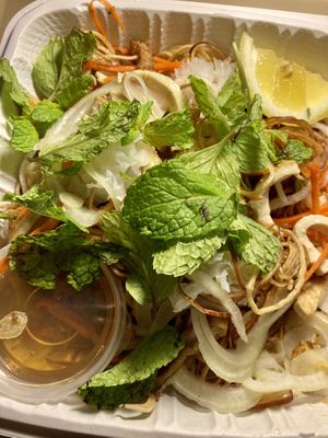 Banana Flower Salad To-go  at Simple Joy in Honolulu