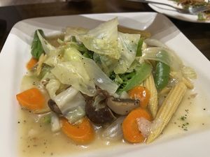 Mixed vegetables  at Simple Joy in Honolulu