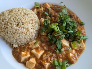Mapo tofu at Simple Joy in Honolulu