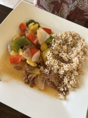 Sweet n sour  at Simple Joy in Honolulu