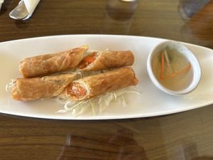 Spring rolls  at Simple Joy in Honolulu