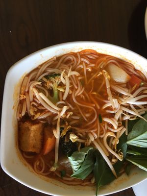 Joy Vietnamese noodle! It was so good.  A bit spicy!  at Simple Joy in Honolulu