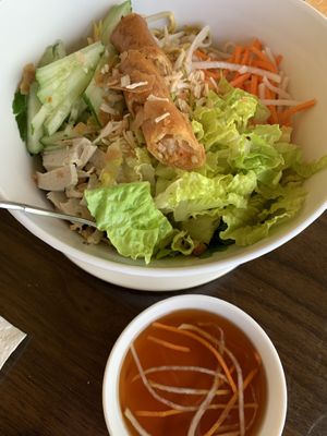 Rice noodle salad at Simple Joy in Honolulu