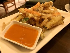 Veg tempura at Simple Joy in Honolulu