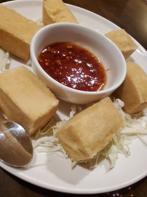 Fried Tofu at Simple Joy in Honolulu