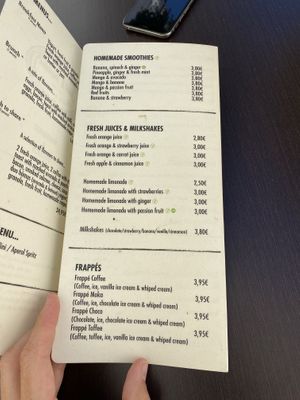 Menu II at Sweet & Temptation in Lagos