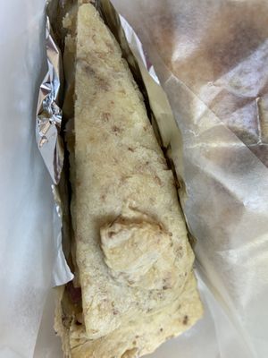 Apple & sweet potato pie at Organic Cafe Gopan in Hokuto