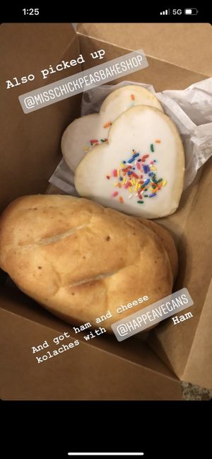 Kolaches and sugar cookies   at Miss Chickpea's Cafétal in San Antonio