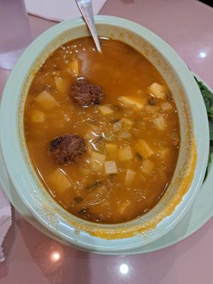 Albondigas at Miss Chickpea's Cafétal in San Antonio