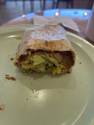 Breakfast Burrito  #Veganuary at Miss Chickpea's Cafétal in San Antonio