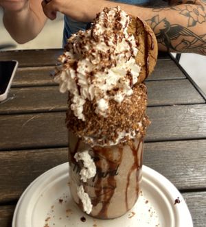 Not Milk Shake in a take home jar! You can also get this in sundae form!   at The Yard in Virginia Beach