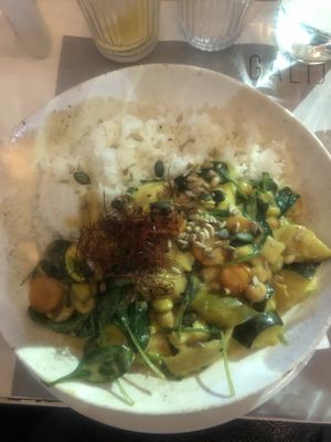 Coconut curry  at Restoran Galija in Crikvenica