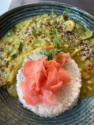 Curry vegano at Restoran Galija in Crikvenica