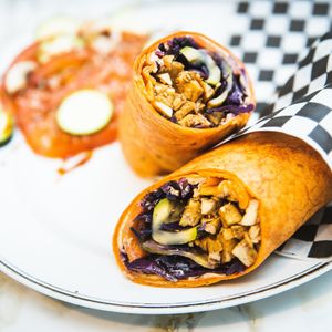 Wrap Tacos at La Fabrique Végé in Sainte Adele