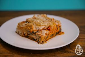 The Queen - Aubergine Lasaña at El Med Veg in Tenerife