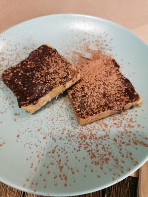 Peanut butter chocolate at El Med Veg in Tenerife