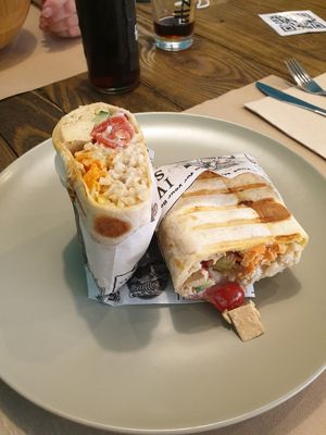 Burrito at El Med Veg in Tenerife