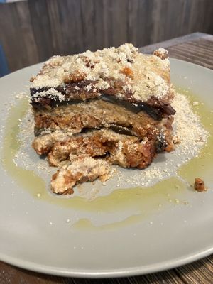 Lasaña de berenjena   at El Med Veg in Tenerife